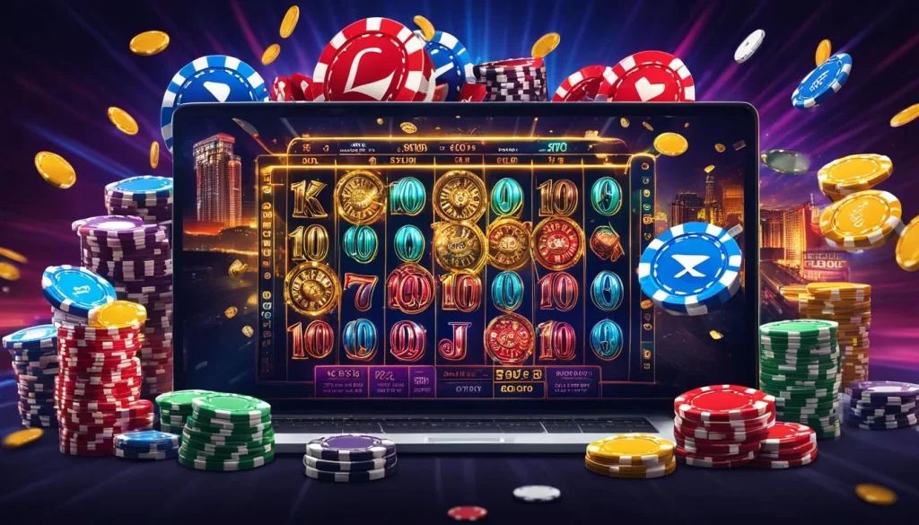 Sân vận động bóng đá với quả bóng và lưới, biểu tượng cho cá cược bóng đá tại ee66 chính thức.