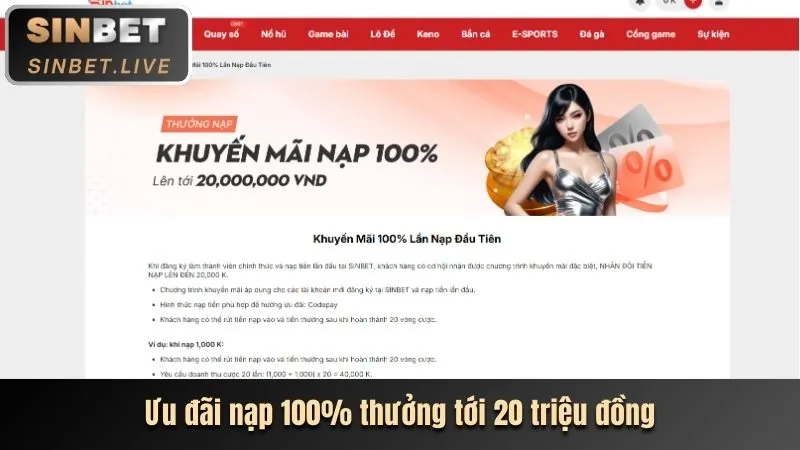 Tiền thưởng chào mừng cho người chơi mới tại ee66 chính thức